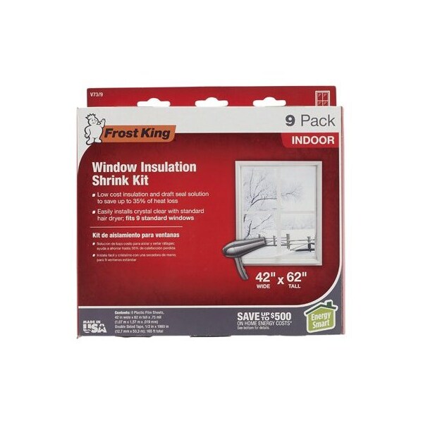 Thermwell Products 9PK 42x62 CLR Wind Kit V73/9H - main